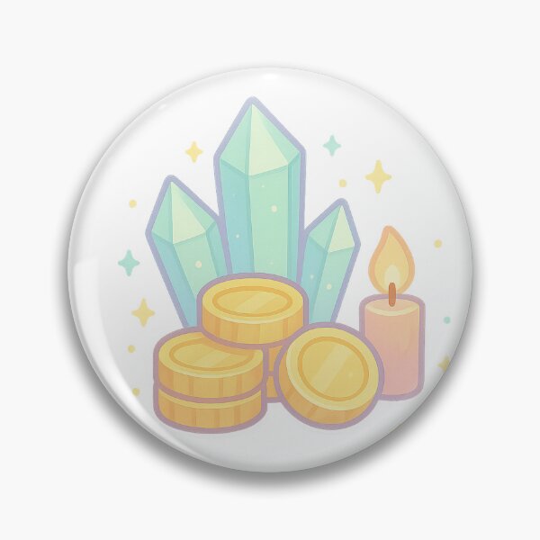 Item preview, Wealth Altar Blessing | Cute Abundance Talisman Sticker & Magical Prosperity Charm Art designed and sold by HerDreamCodes.