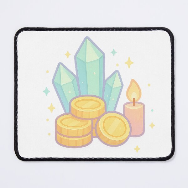 Item preview, Wealth Altar Blessing | Cute Abundance Talisman Sticker & Magical Prosperity Charm Art designed and sold by HerDreamCodes.