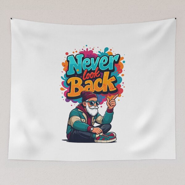 Item preview, Never Look Back – The Power of Moving Forward designed and sold by ArtesioByZaber.
