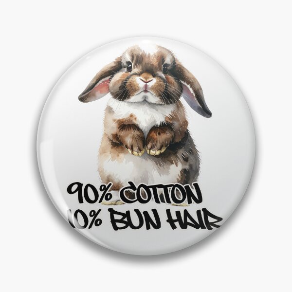 Item preview, Brown and white Holland lop rabbit, 90% cotton, 10% bun hair designed and sold by LiskoDesign.
