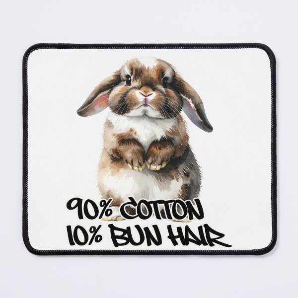 Item preview, Brown and white Holland lop rabbit, 90% cotton, 10% bun hair designed and sold by LiskoDesign.
