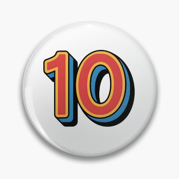 Item preview, Number 10 designed and sold by nimmitrends.