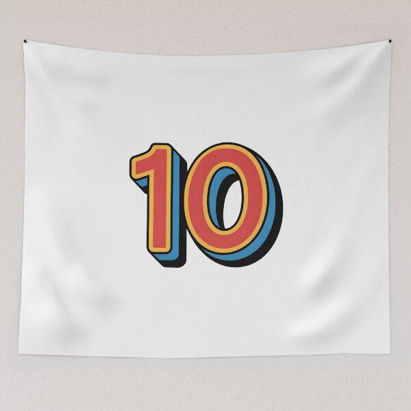 Item preview, Number 10 designed and sold by nimmitrends.