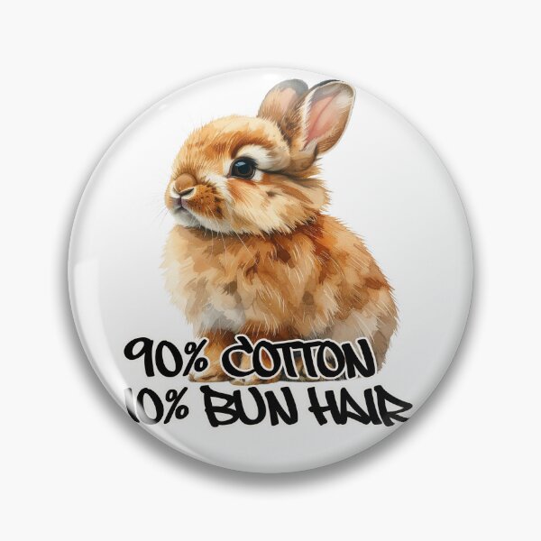 Item preview, Brown young lionhead rabbit 90% cotton 10% bun hair designed and sold by LiskoDesign.