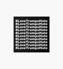 #LoveTrumpsHate Art Board Print