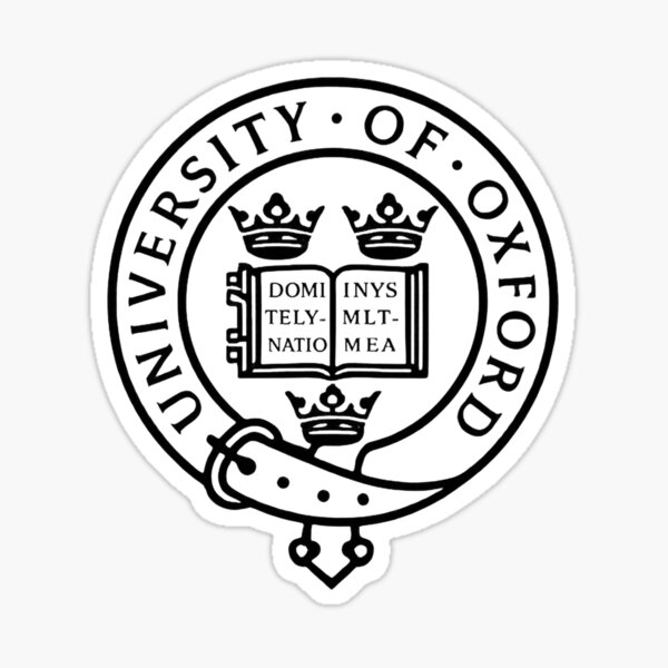 University of Oxford – Est. 1096 Classic Design Sticker