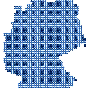 Artwork thumbnail, Blue Rhinestone Germany by TheIconSmith