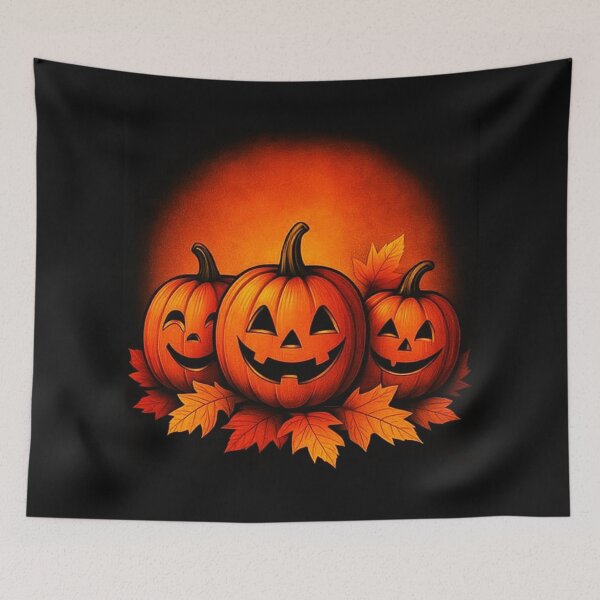 Item preview, Smiling Halloween Pumpkins  designed and sold by GraphicoGear.
