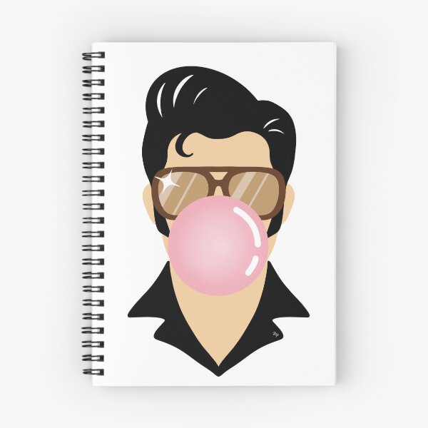 Artikelvorschau, Elvis Presley Porträt aus rosa Kaugummi entworfen und verkauft von MPillustration.