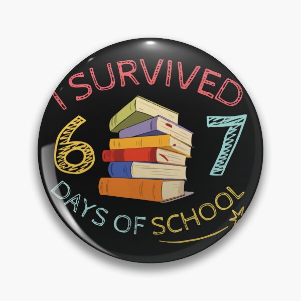 Item preview, I Survived 67 Days of School – Funny 67 Meme Design for Teachers and Studentser Holiday Design designed and sold by kiralynstration.