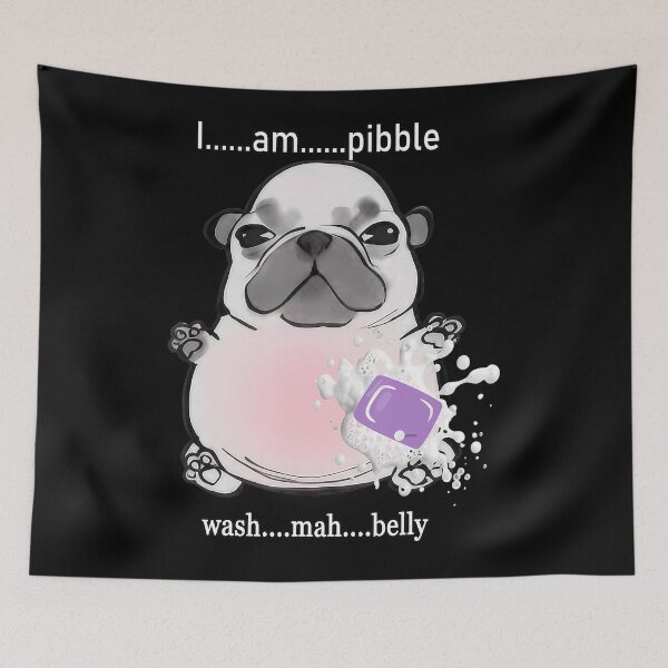 Item preview, Cute Dog Funny Pibble Meme Pitbull Humor Animal designed and sold by Olincristie.