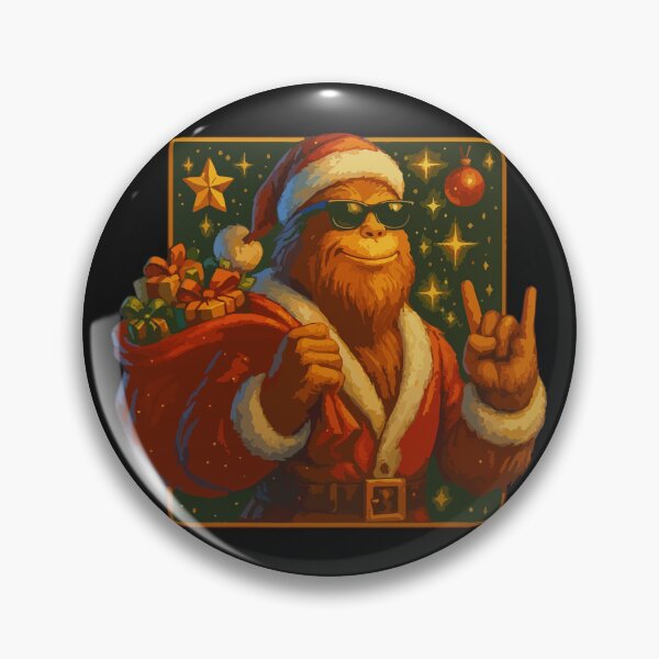 Item preview, Funny Christmas Bigfoot – Santa Sasquatch Holiday Humor Designay Design designed and sold by kiralynstration.