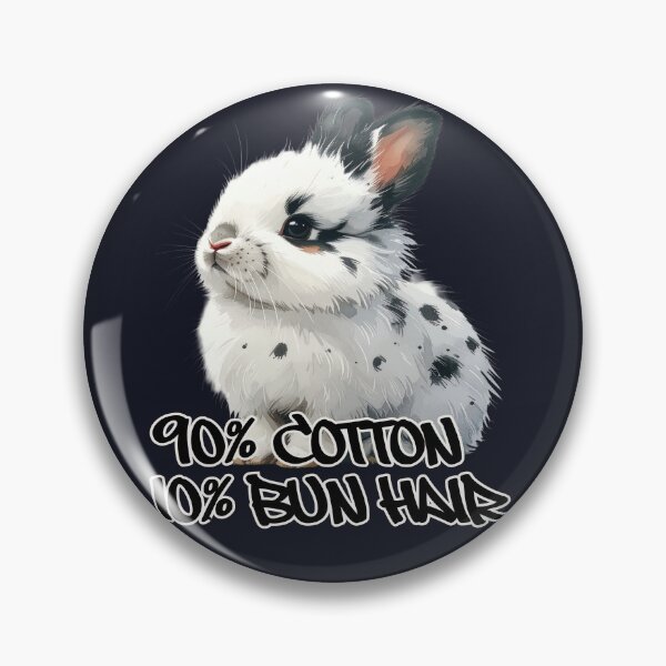 Item preview, White little rabbit with black spots, 90% cotton, 10% bun hair designed and sold by LiskoDesign.
