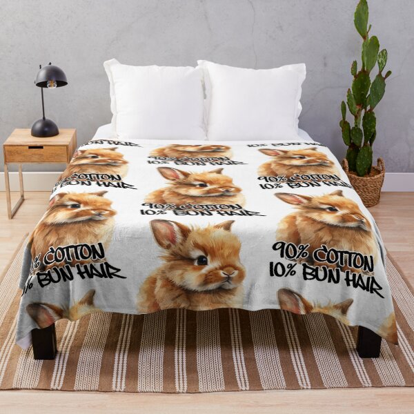 Item preview, Brown Lionhead Rabbit 90% Cotton 10% Bun Hair designed and sold by LiskoDesign.