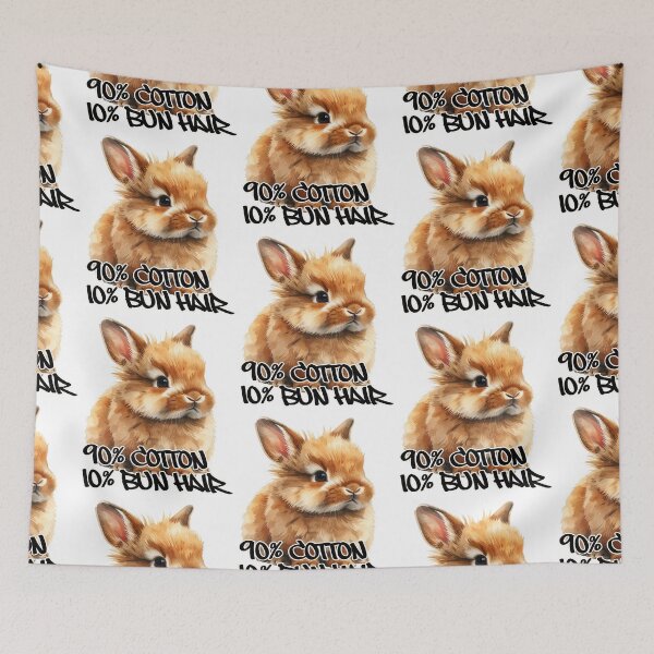 Item preview, Brown Lionhead Rabbit 90% Cotton 10% Bun Hair designed and sold by LiskoDesign.