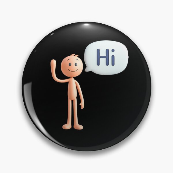 Item preview, 3D Happy Waving "Hi" Character designed and sold by Khadigadesings.