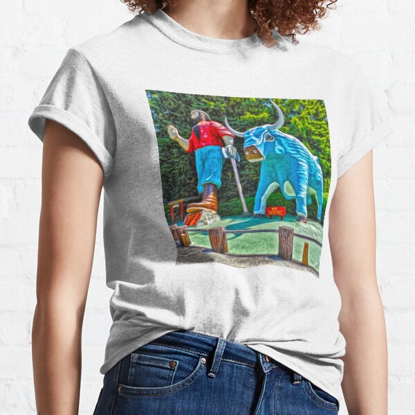  Paul Bunyan, Babe the Blue Ox Classic T-Shirt