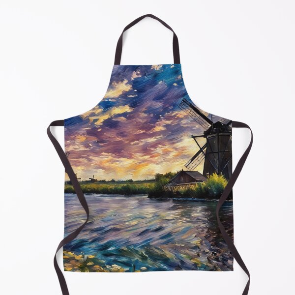 Item preview, Windmills at Sunset designed and sold by tomorrowsart.