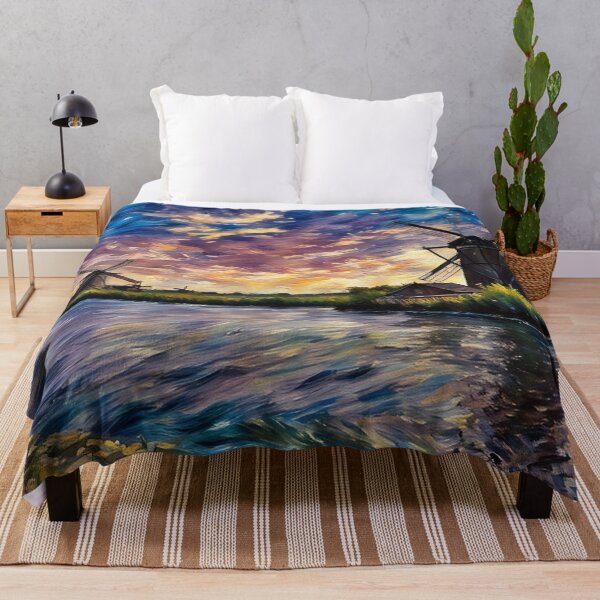 Item preview, Windmills at Sunset designed and sold by tomorrowsart.