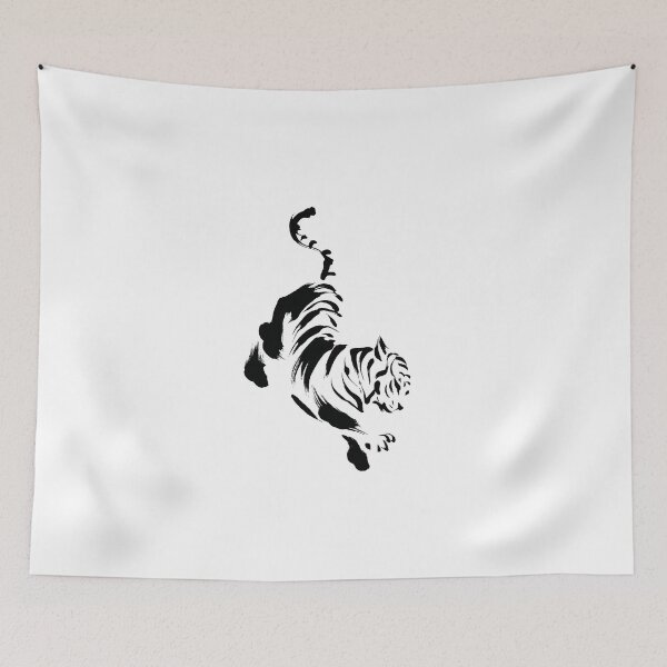 Item preview, Brushstroke Tiger 7 designed and sold by FlaskLab.