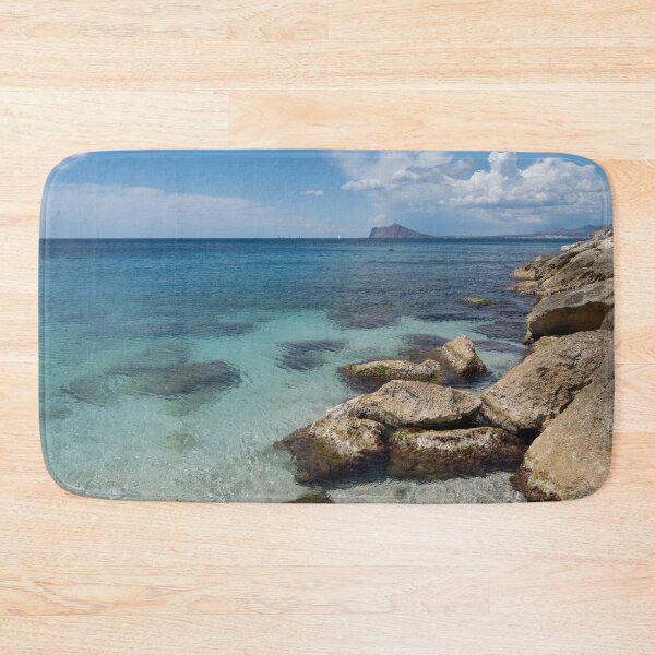 Item preview, Clear water and rocks in a Mediterranean bay in Calpe designed and sold by Adriana Mueller.