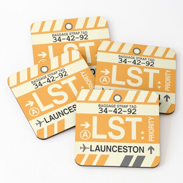 Item preview, LST Launceston • Airport Code Art • Jet Age Design designed and sold by YHMDesigns.