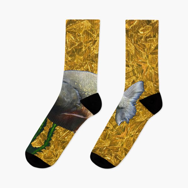 Item preview, Golden Piranha – Kaleidoscopic Underwater Wonder / Swiss Artwork Photography designed and sold by Raphael Wolf.