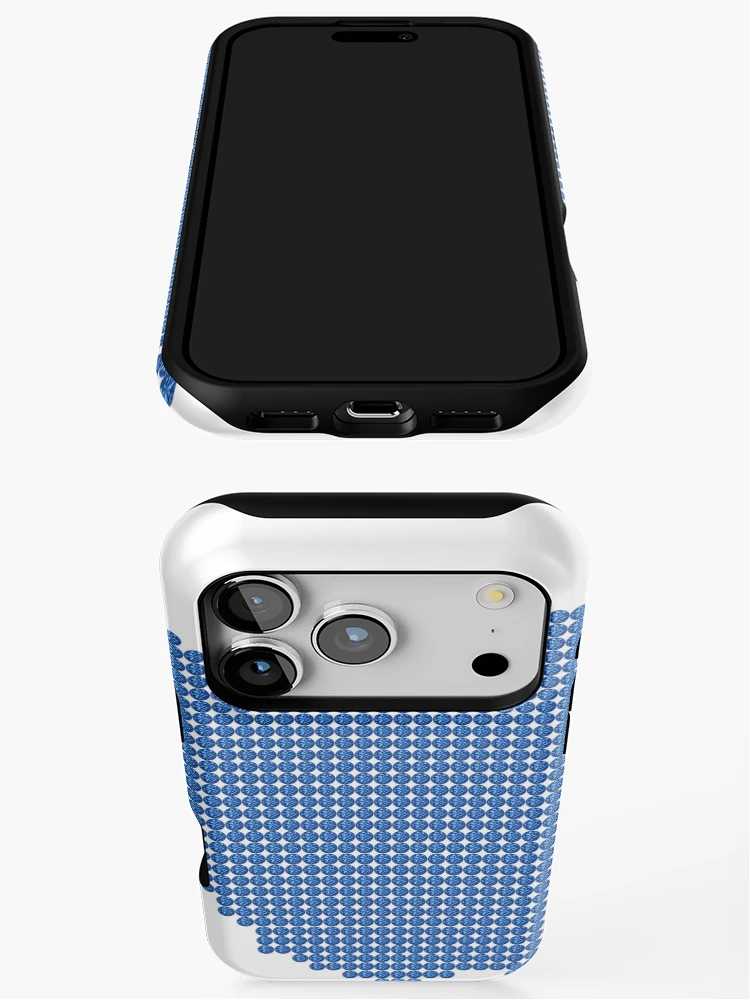 Thumbnail 3 of 4, iPhone Case, Blue Rhinestone Iran designed and sold by TheIconSmith.