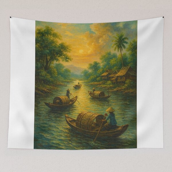 Item preview, Rios Tranquilos e Barcos ao Entardecer designed and sold by Leonornature.