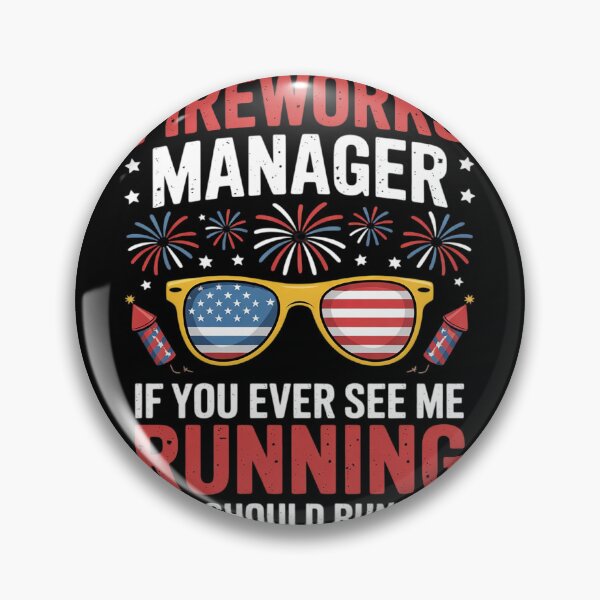 Item preview, Fireworks Director Run Fourth Of July 4th Men Women  designed and sold by KonstanKoraner.