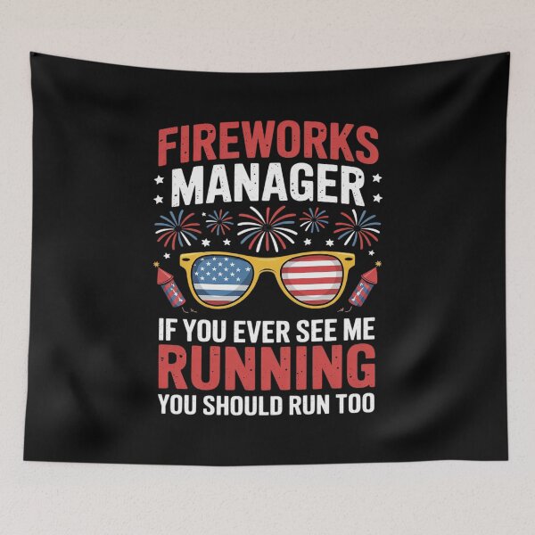 Item preview, Fireworks Director Run Fourth Of July 4th Men Women  designed and sold by KonstanKoraner.