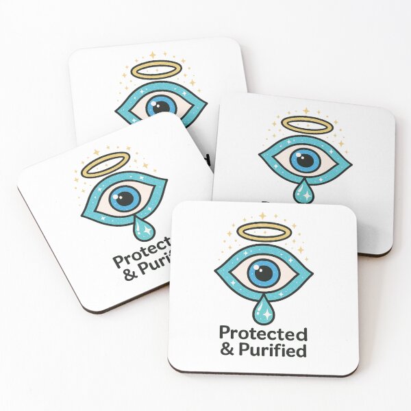 Item preview, Evil Eye Crystal Drop | Kawaii Evil Eye Protection Sticker & Gentle Energy Purity Charm designed and sold by HerDreamCodes.