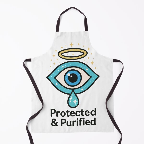 Item preview, Evil Eye Crystal Drop | Kawaii Evil Eye Protection Sticker & Gentle Energy Purity Charm designed and sold by HerDreamCodes.