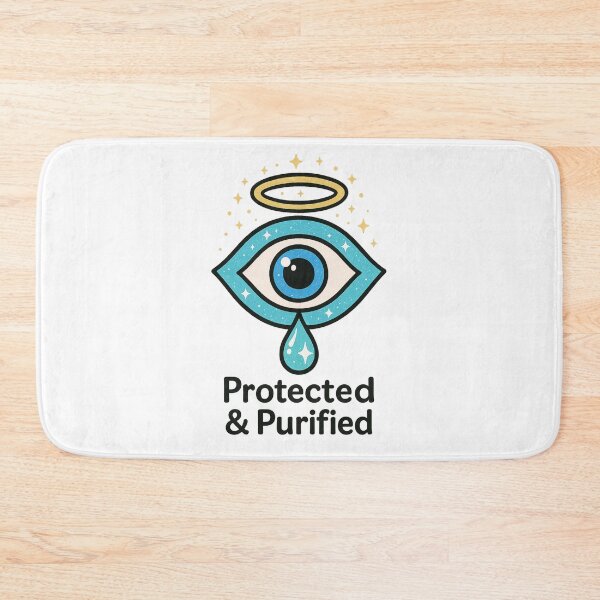 Item preview, Evil Eye Crystal Drop | Kawaii Evil Eye Protection Sticker & Gentle Energy Purity Charm designed and sold by HerDreamCodes.