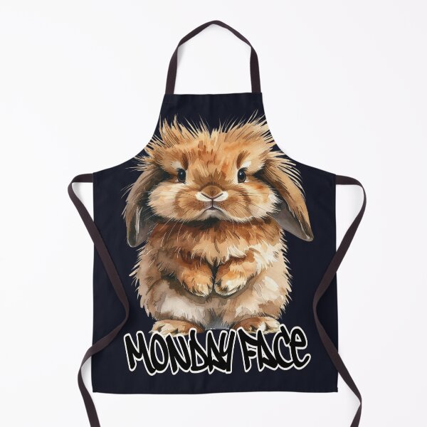 Item preview, Monday bunny, grumpy bunny with text, Monday face designed and sold by LiskoDesign.