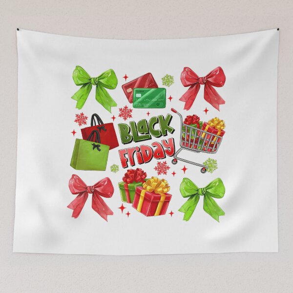 Item preview, Shopping Funny Black Christmas 2025 Friday Happy Sale Holiday designed and sold by Kraigsarina.