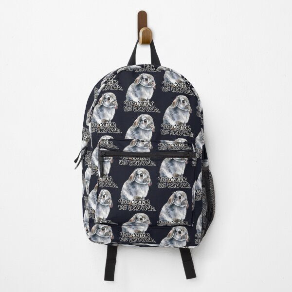 Item preview, Gray tabby Holland lop rabbit, 90% cotton 10% bun hair designed and sold by LiskoDesign.