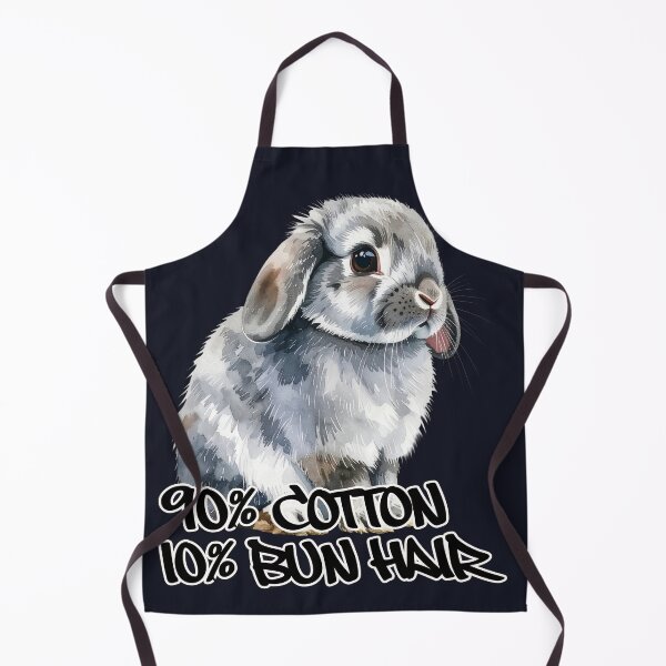 Item preview, Gray tabby Holland lop rabbit, 90% cotton 10% bun hair designed and sold by LiskoDesign.