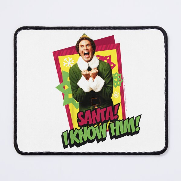 Item preview, Kids Elf Buddy I Know Santa Bold Text Poster designed and sold by PonyRoniku.