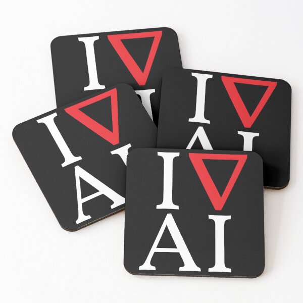 Item preview, I Love Artificial Intelligence — Contrast designed and sold by SigneWamhoff.