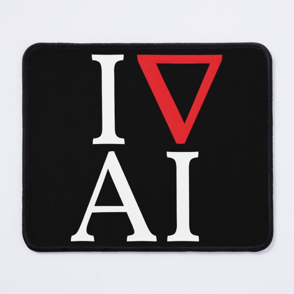 Item preview, I Love Artificial Intelligence — Contrast designed and sold by SigneWamhoff.