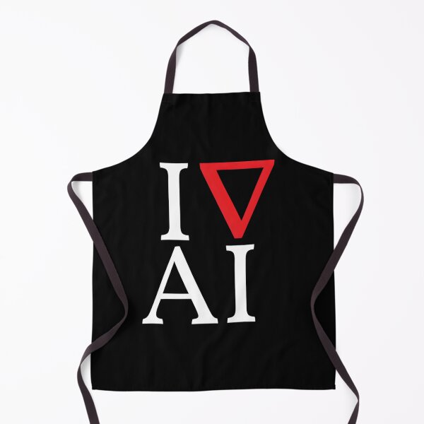 Item preview, I Love Artificial Intelligence — Contrast designed and sold by SigneWamhoff.