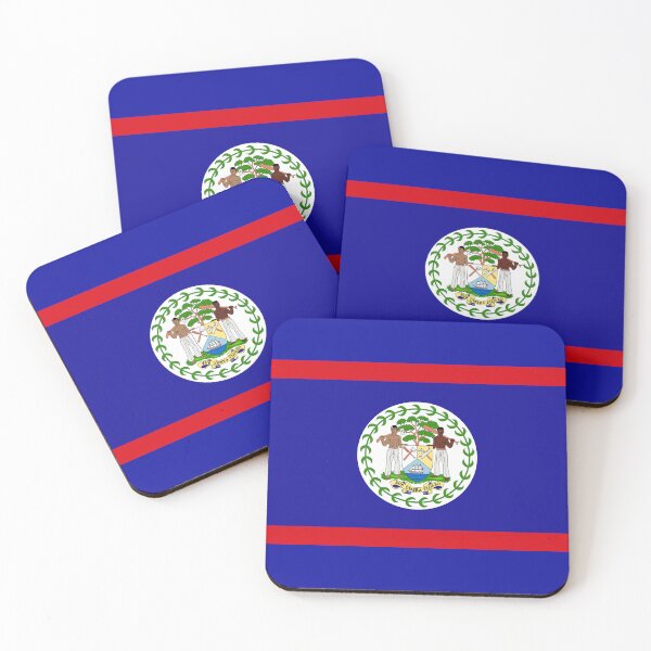 Item preview, Belize Flag – Caribbean Shield Harmony Design designed and sold by Dany05117671.