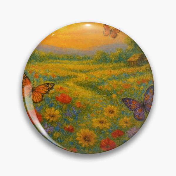 Item preview, Campo de Flores com Borboletas designed and sold by Leonornature.