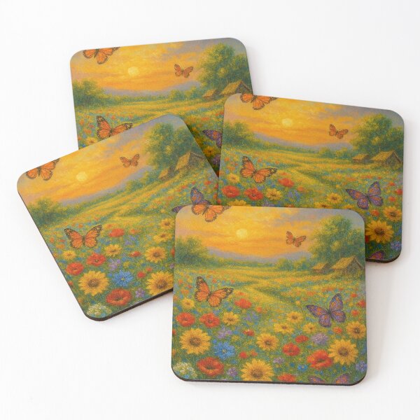 Item preview, Campo de Flores com Borboletas designed and sold by Leonornature.