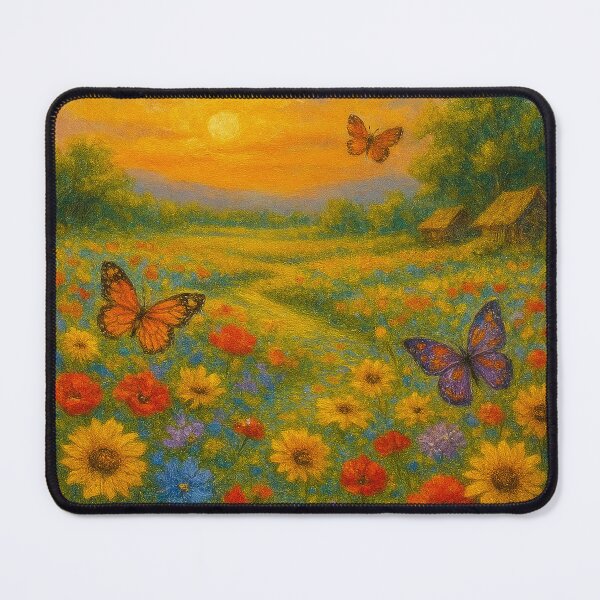 Item preview, Campo de Flores com Borboletas designed and sold by Leonornature.