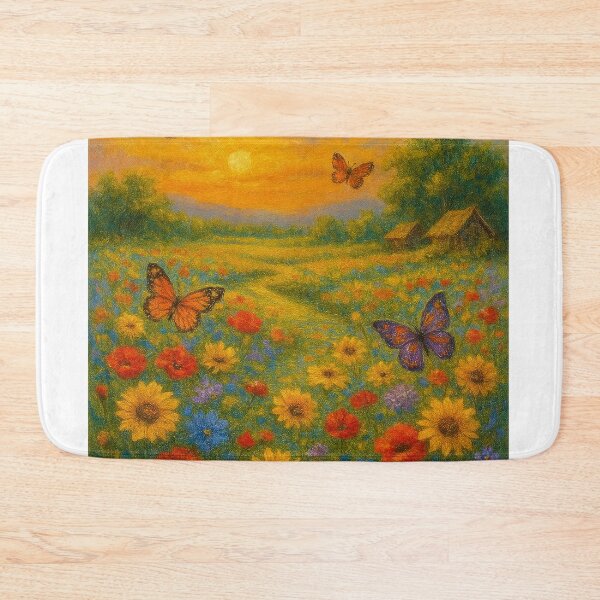 Item preview, Campo de Flores com Borboletas designed and sold by Leonornature.