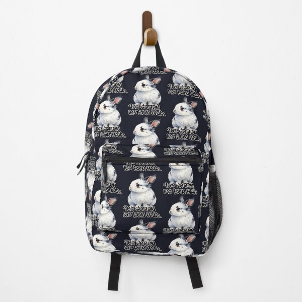 Item preview, Small white rabbit with spots, 90% cotton, 10% bun hair designed and sold by LiskoDesign.