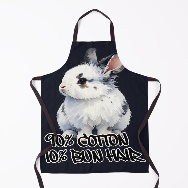 Item preview, Small white rabbit with spots, 90% cotton, 10% bun hair designed and sold by LiskoDesign.