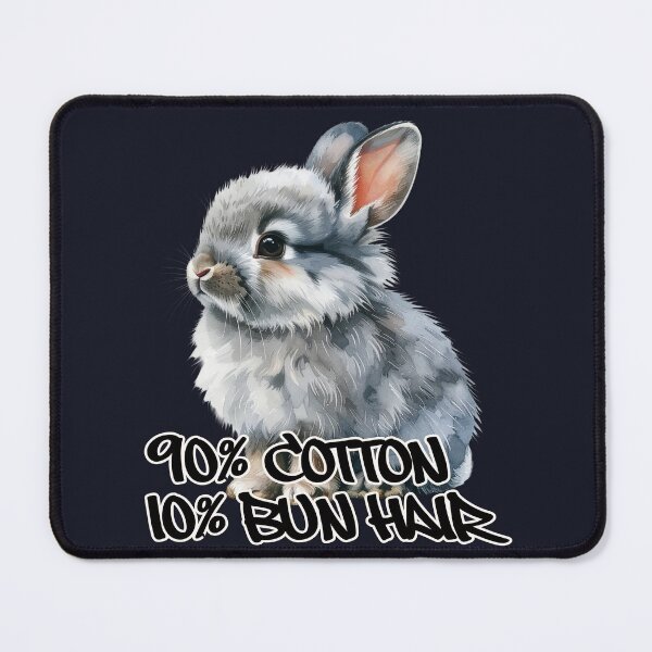Item preview, Grey Lionhead Rabbit 90% Cotton 10% Bun Hair designed and sold by LiskoDesign.